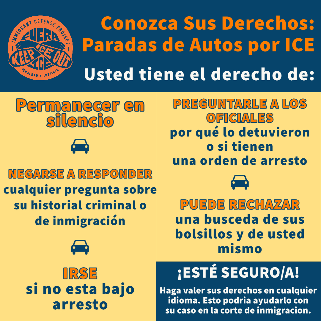 Conozca Sus Derechos con ICE - Immigrant Defense Project