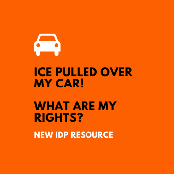 ICE Pulled over my car!