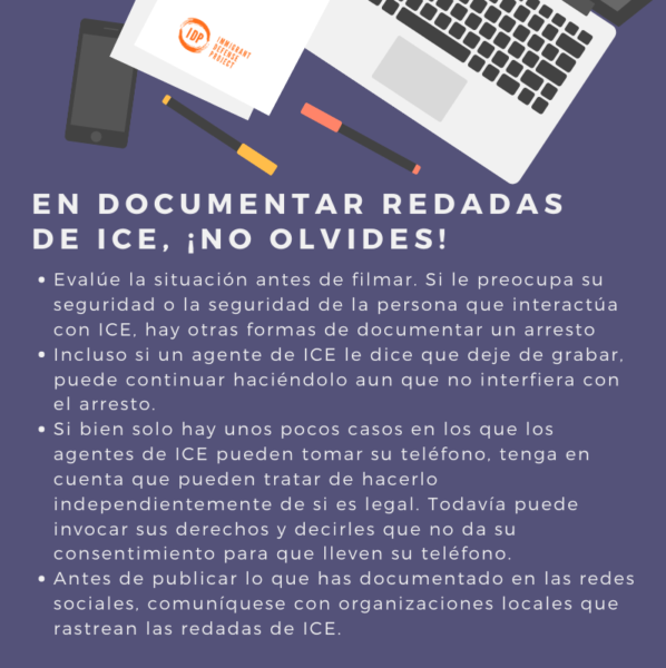 Conozca Sus Derechos con ICE - Immigrant Defense Project